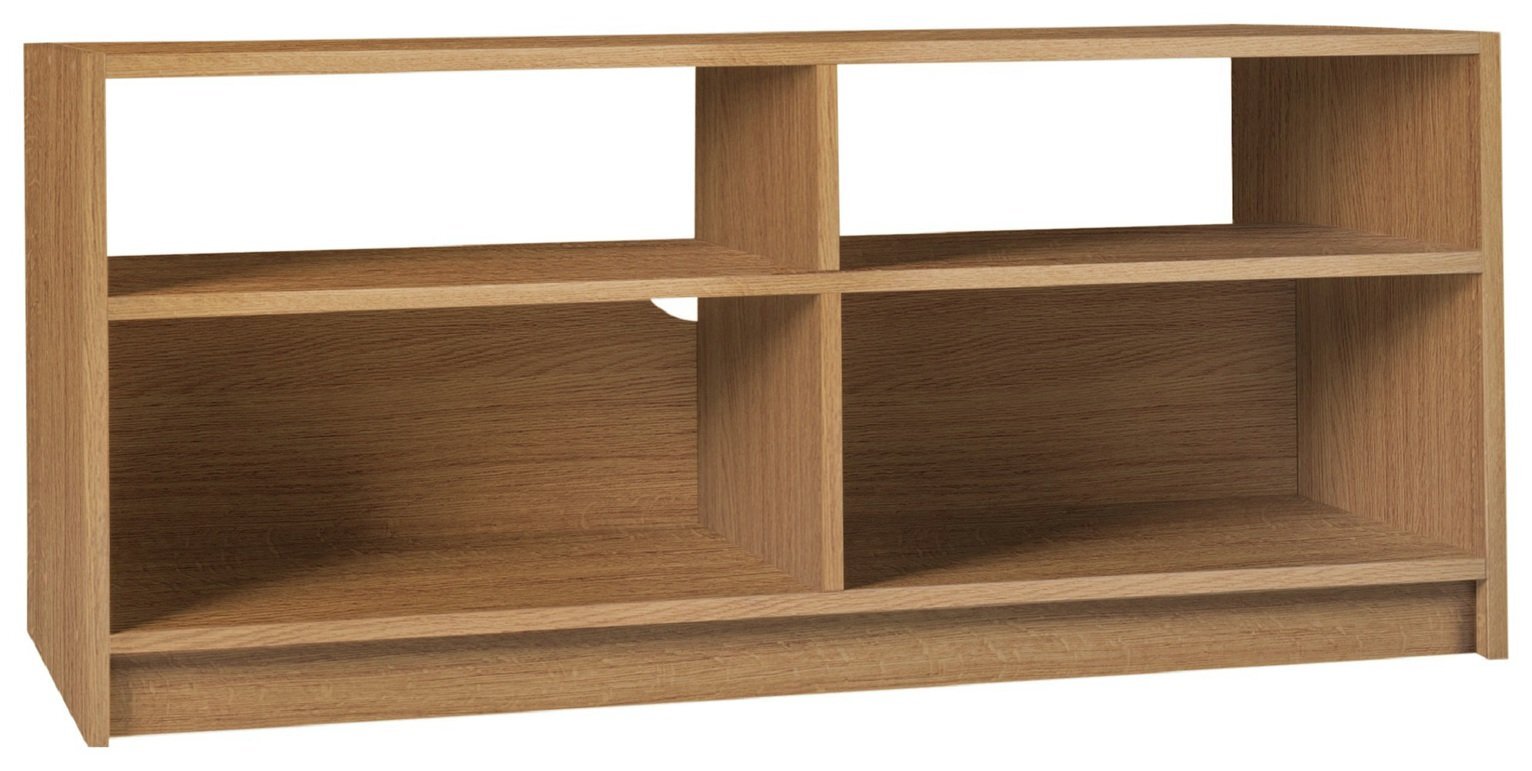 Maine TV Unit - Oak Effect