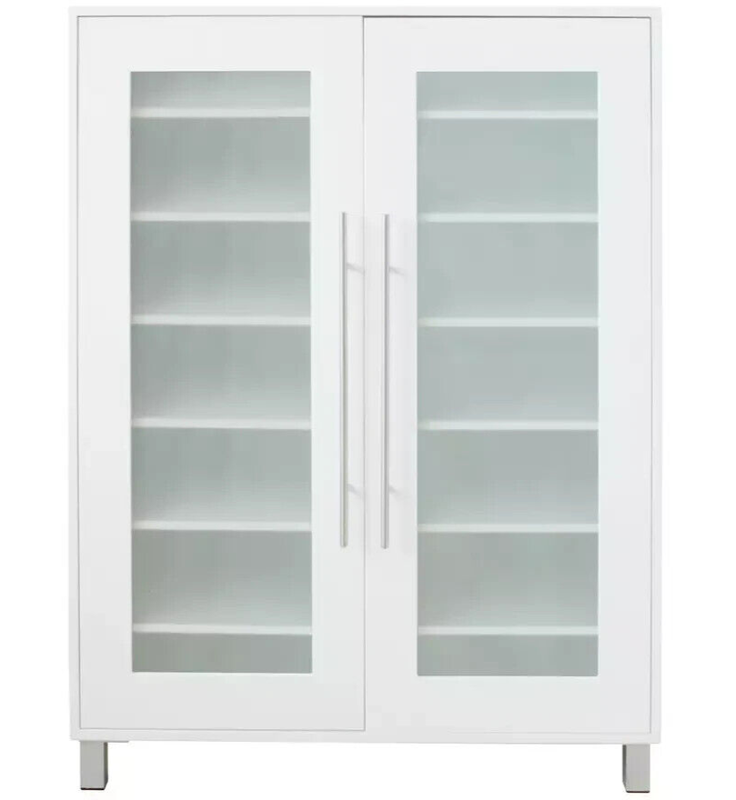 2 Door Lydiard Storage Shoe Cabinet - White