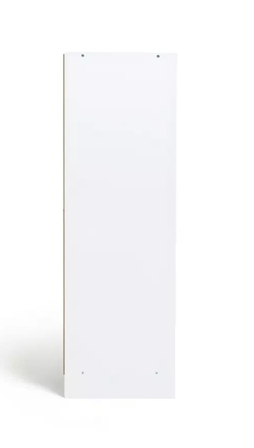 Maine Short Bookcase - White