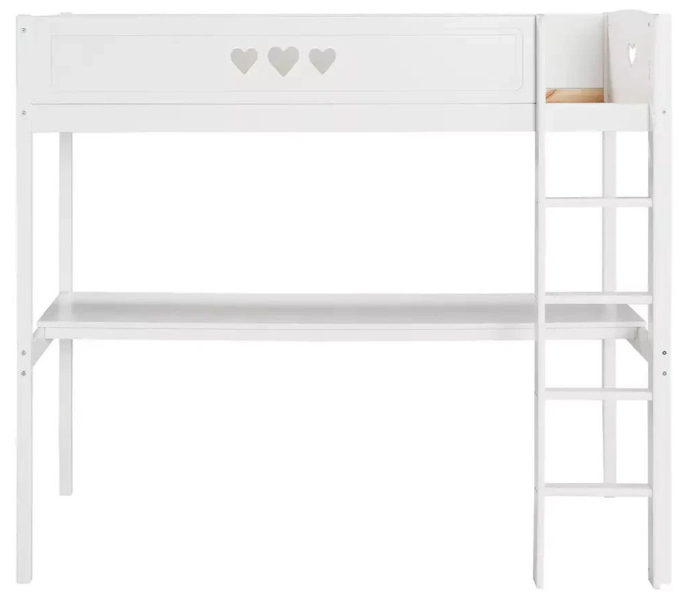 Home Mia High Sleeper Bed Frame - White ( B Grade )