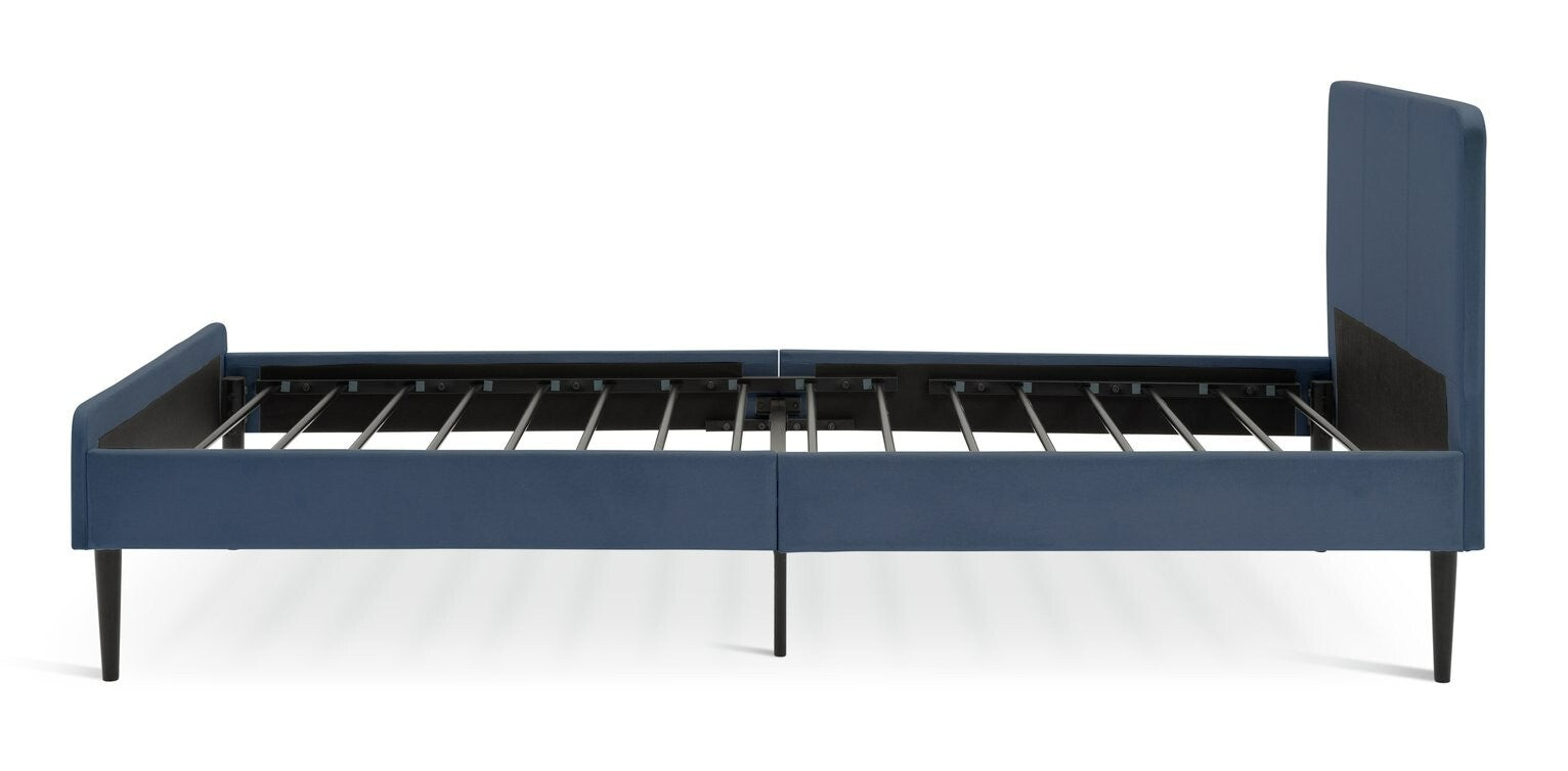 Kristopher Single Bed Frame - Blue