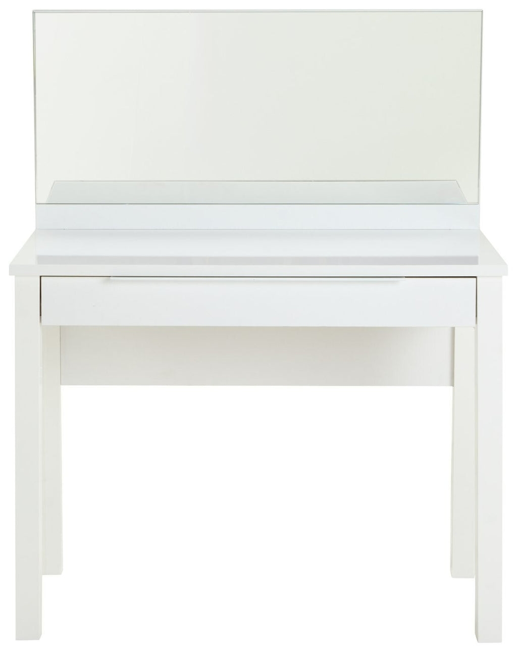 Home Hallingford 1 Drawer Dressing Table - White Gloss