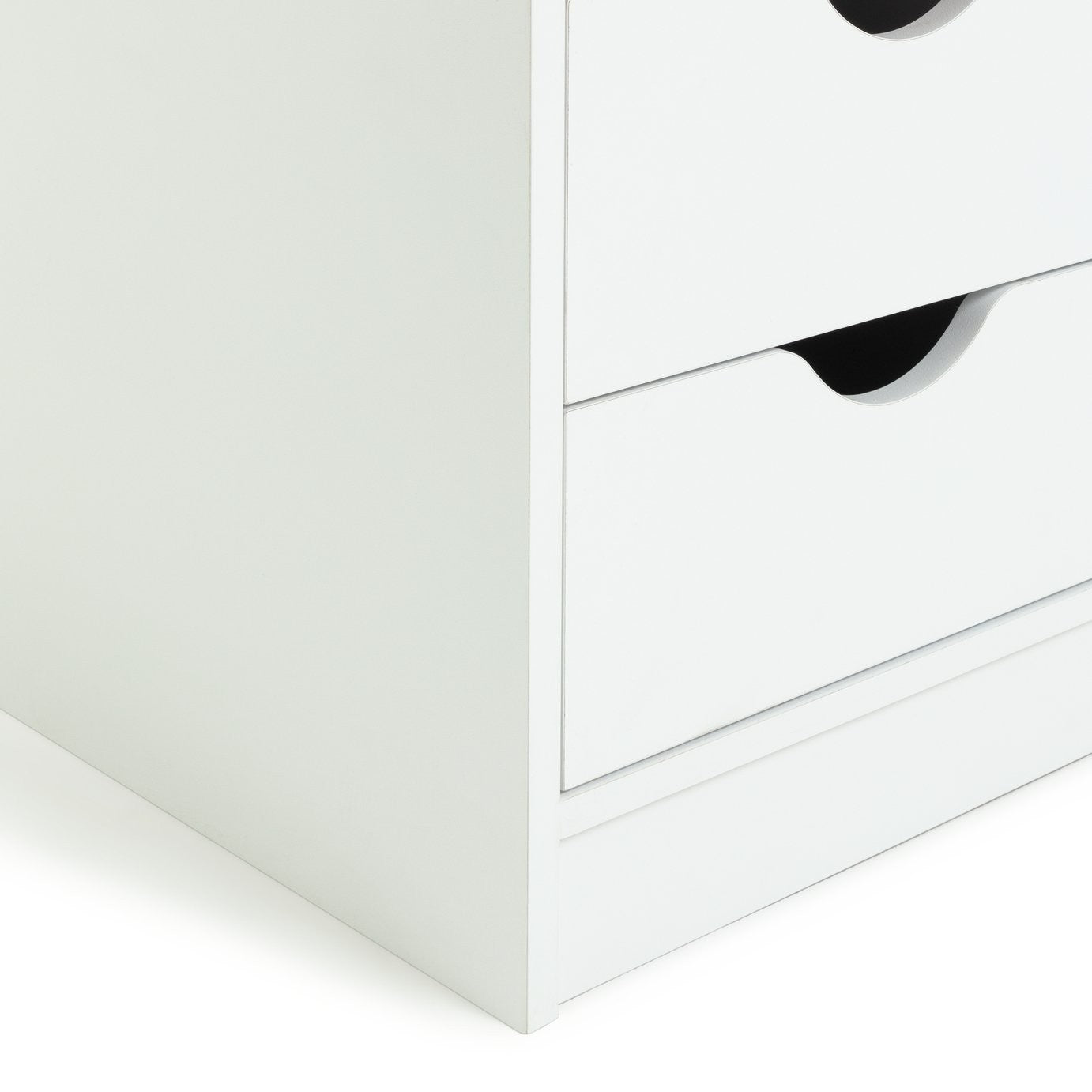 Kids Pagnell 3 Door 4 Drawer Wardrobe - White | large kids wardrobe