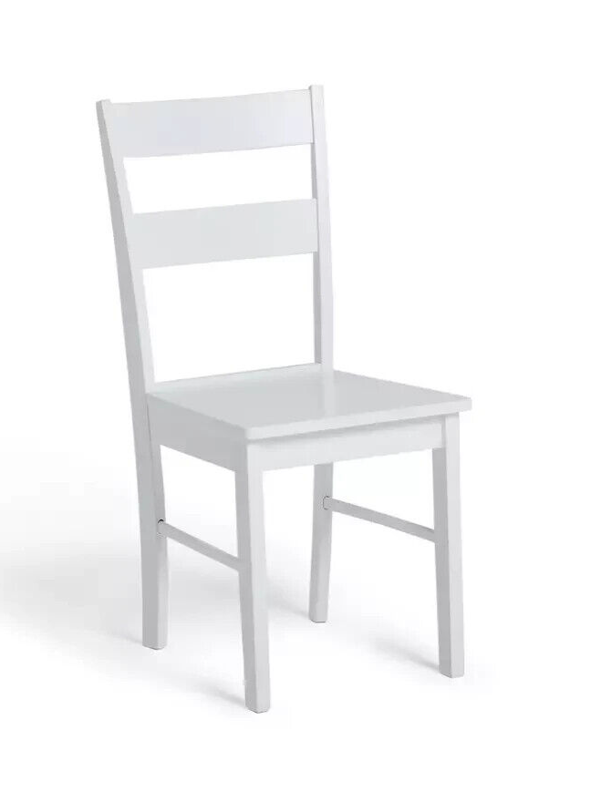 Chicago Table & 4 Chairs - White
