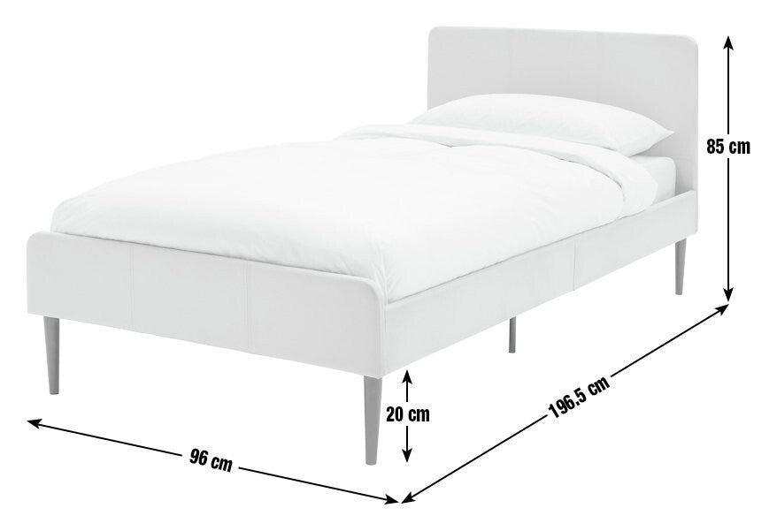 Kristopher Single Bed Frame - Blue