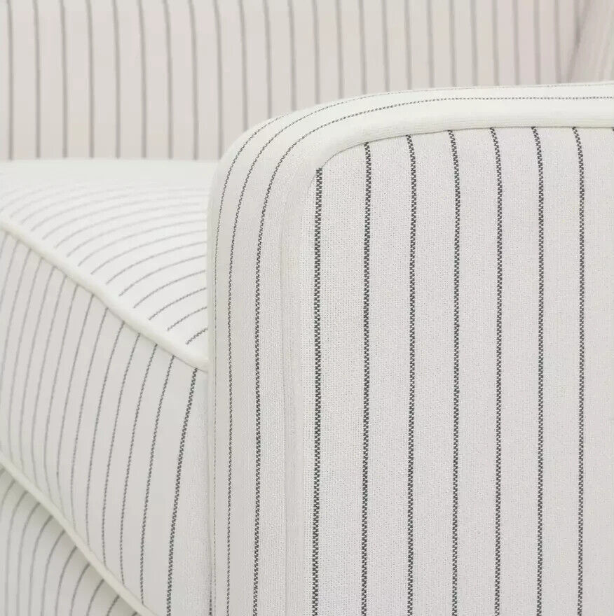 Habitat Dorian Fabric Accent Chair - Black & White