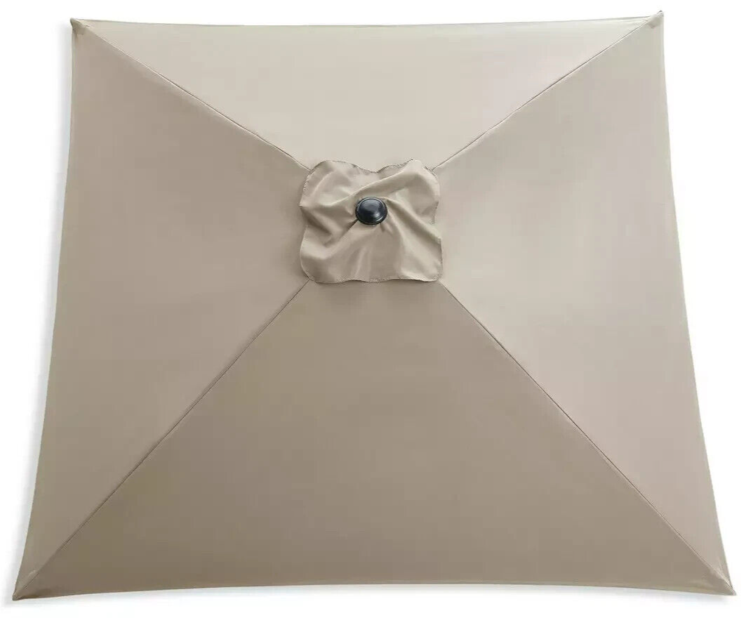 Habitat 2m Square Garden Parasol - Cream | Outdoor Sun Umbrella for Patio Garden