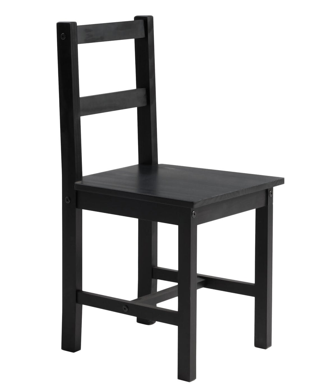 Raye Solid Wood Dining Table & 4 Black Chairs ( B Grade 42046 - 42049  )