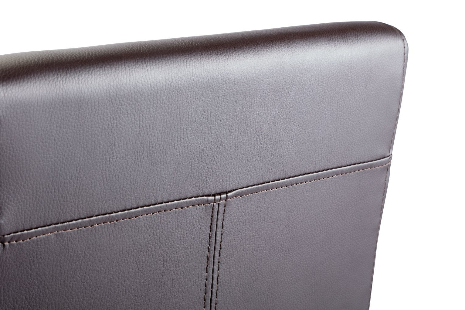 Home Pair of Midback Dining Chairs - Chocolate | midback dining chair set