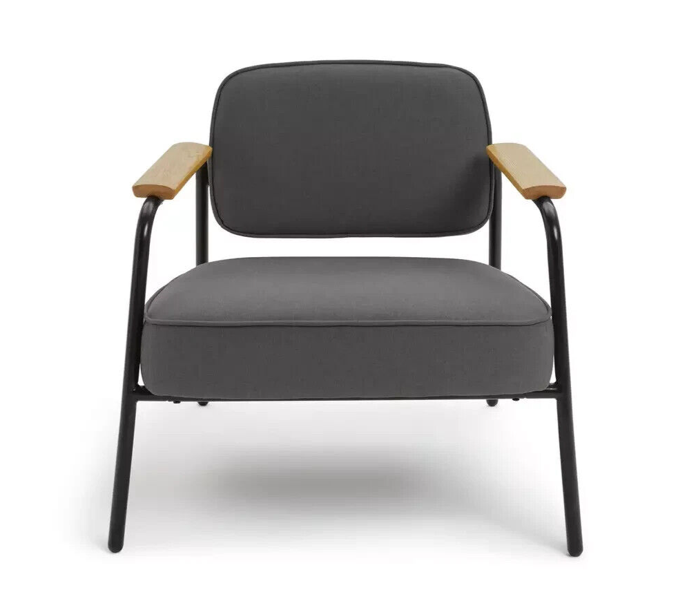 Jesper Fabric Accent Chair - Grey