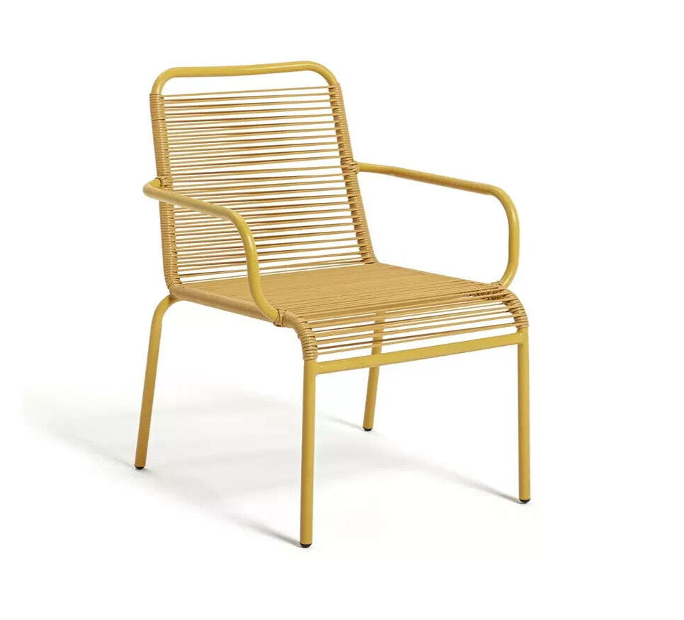 Habitat Ipanema 4 Seater Metal Garden Sofa Set - Yellow