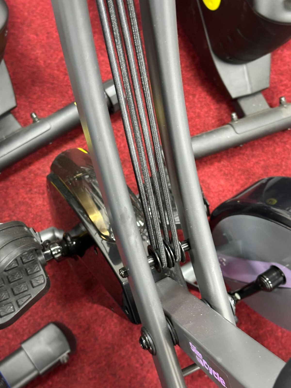 Davina McCall Folding Exercise Bike With Resistance Bands (S)