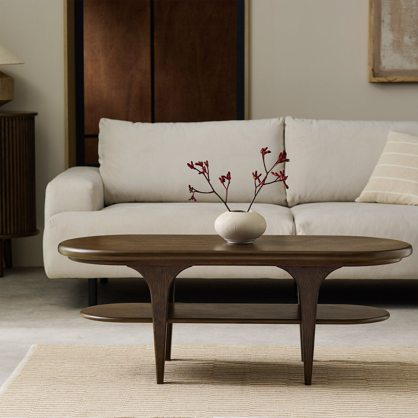 Laila TV Unit - Walnut