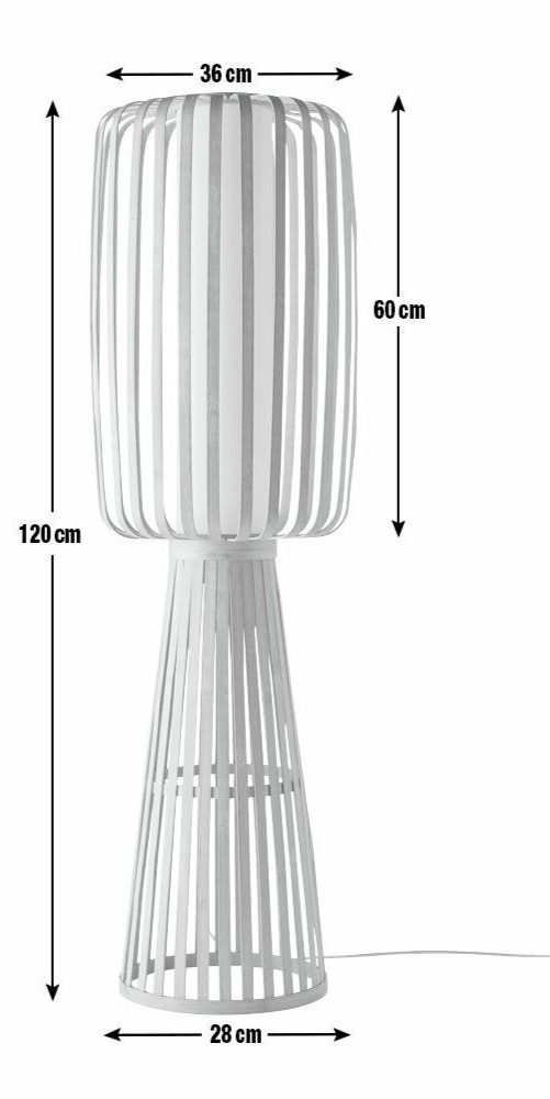 Habitat Achille Japonica Floor Lamp - Ash