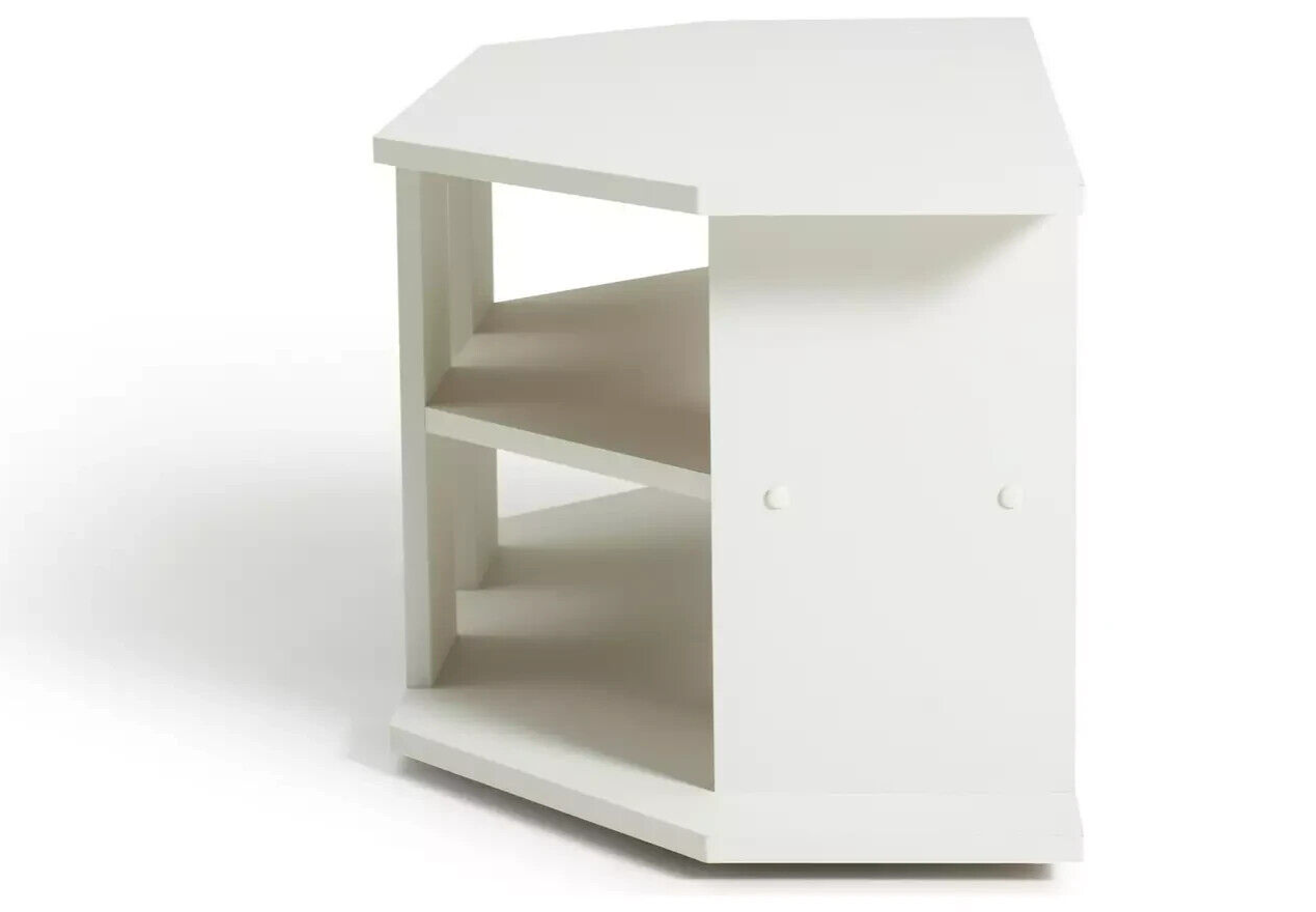 Corner TV Unit - White