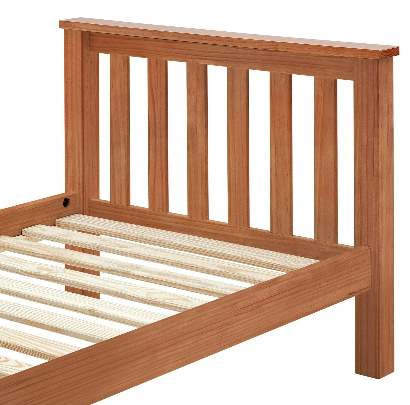 Heavy Duty Single Bed Frame - Pine