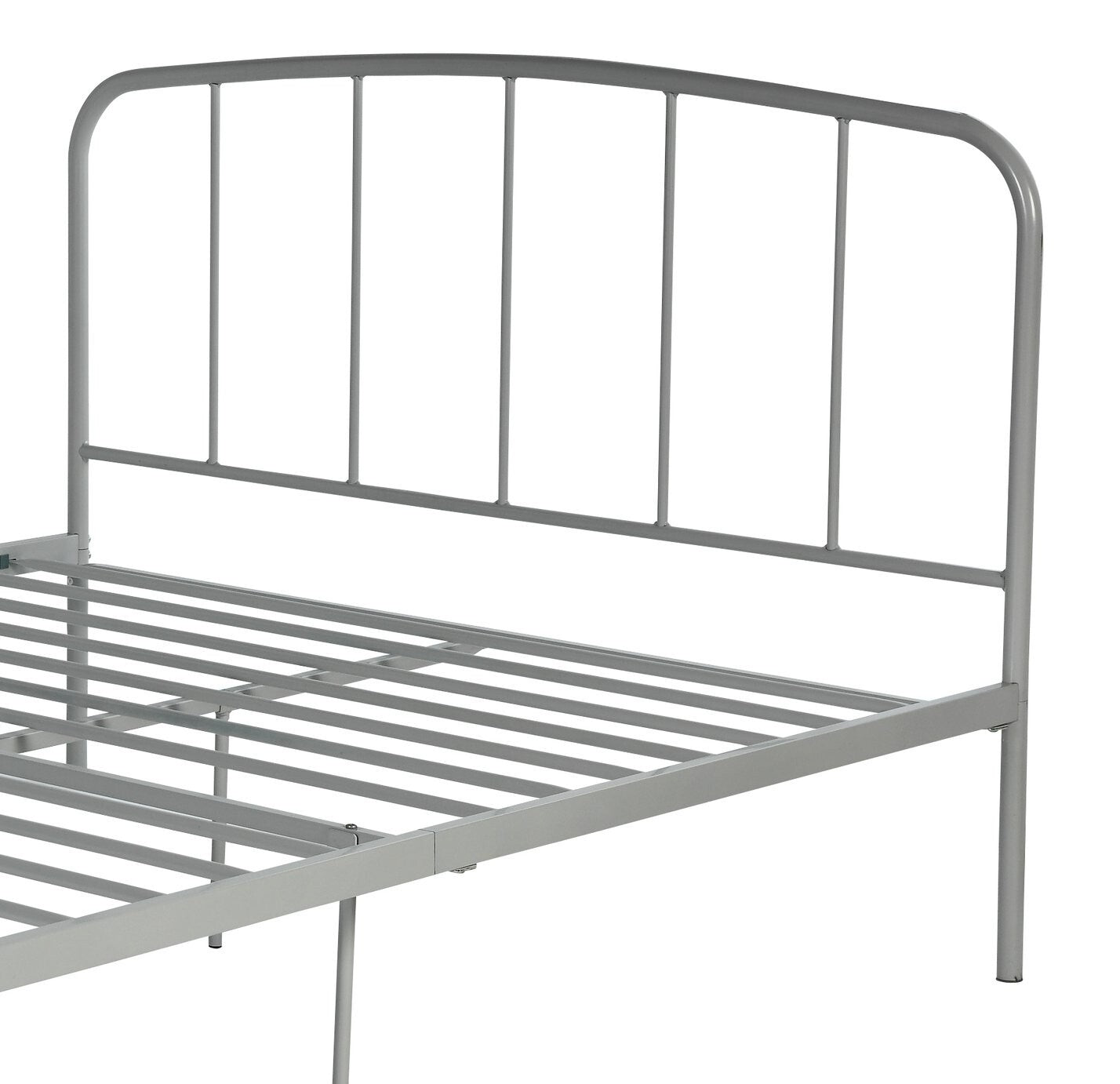 Freja Small Double Metal Bed Frame - Silver