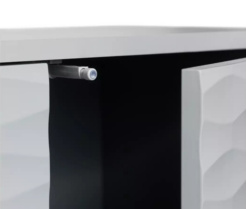 Habitat Zander Textured Large Sideboard - Grey