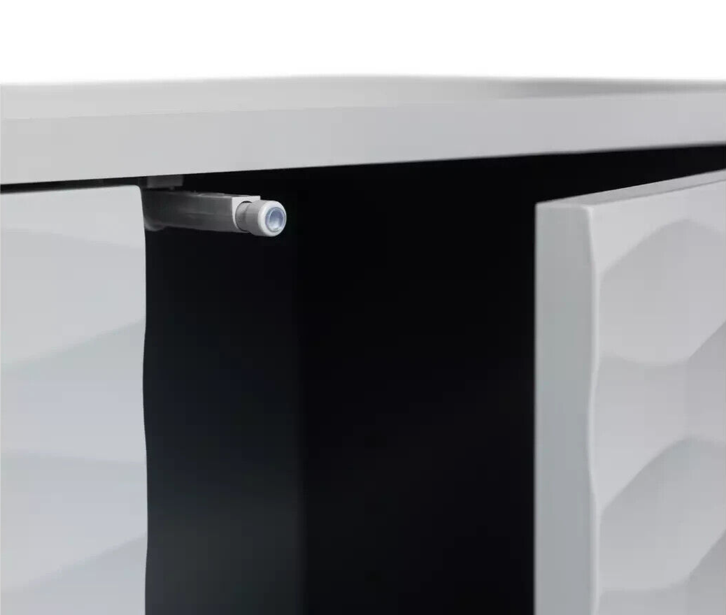 Habitat Zander Textured Large Sideboard - Grey