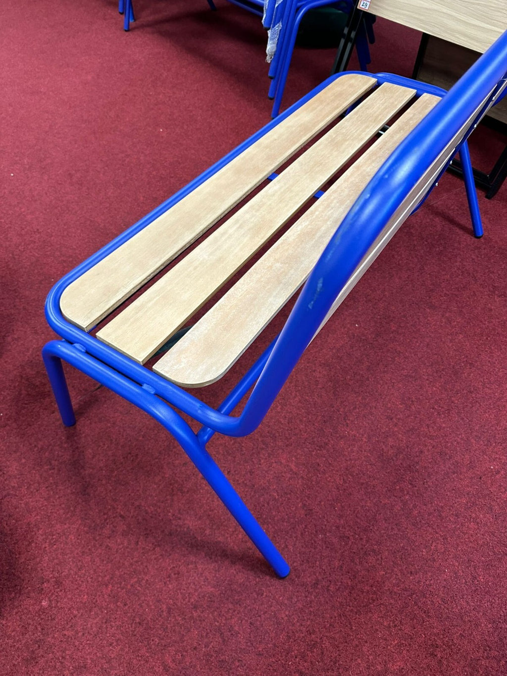 Habitat 2 Seater Wooden Garden Bench - Blue