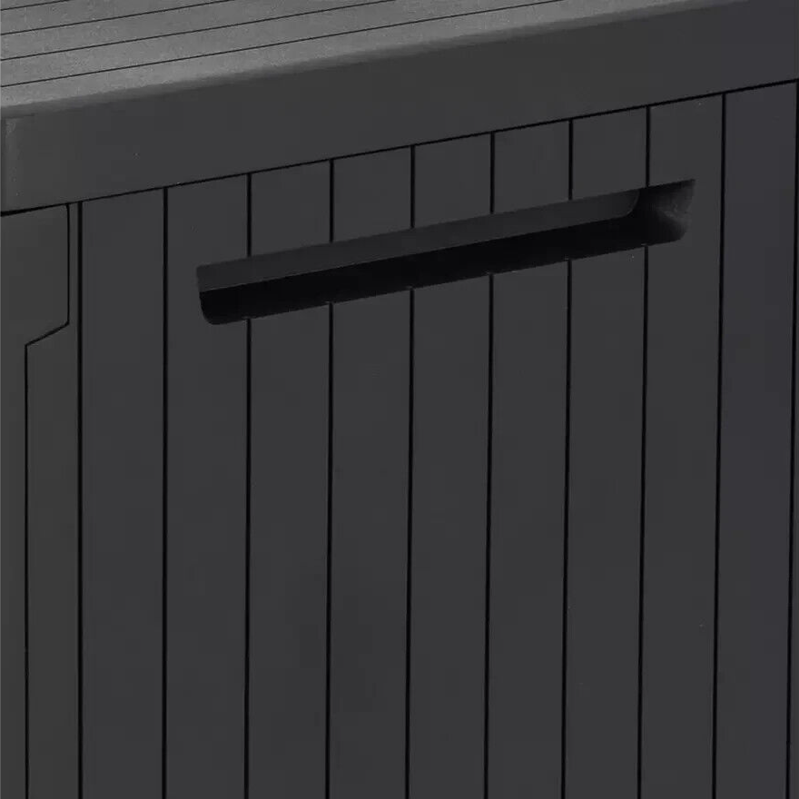 Keter City 113L Outdoor Garden Storage Box - Grey