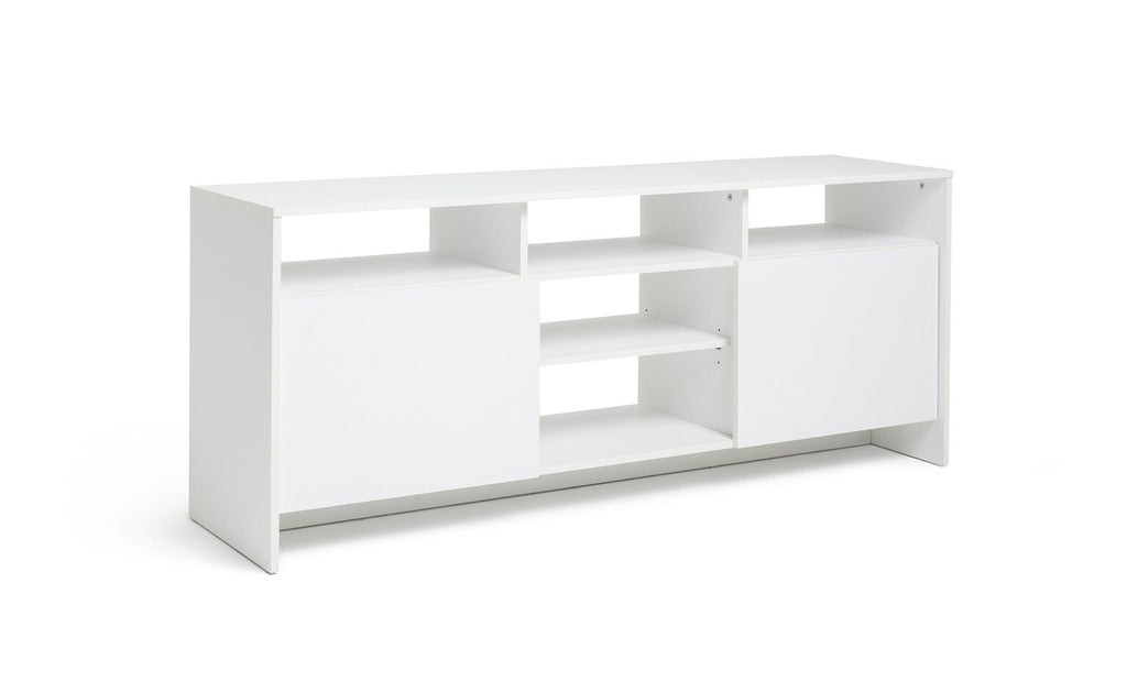Habitat Turin 2 Door Extra Large TV Unit - White | Living Room Storage TV Stand