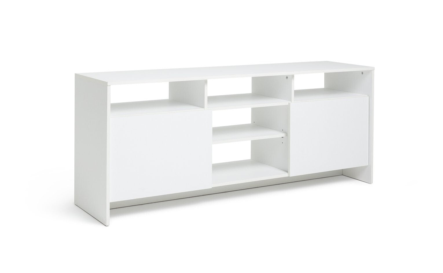 Habitat Turin 2 Door Extra Large TV Unit - White | Living Room Storage TV Stand