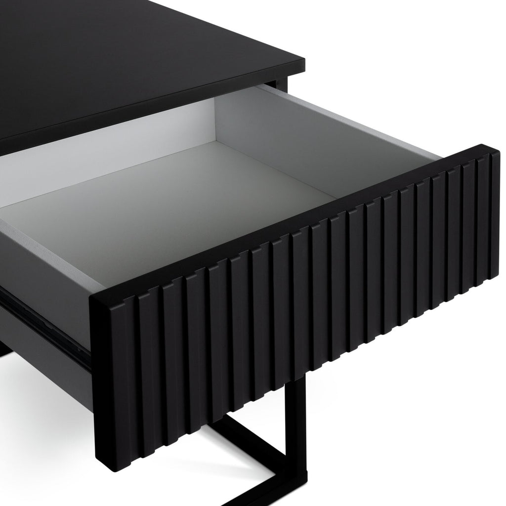 Habitat Digby 1 Drawer Bedside Table - Anthracite ( B Grade 27156 )