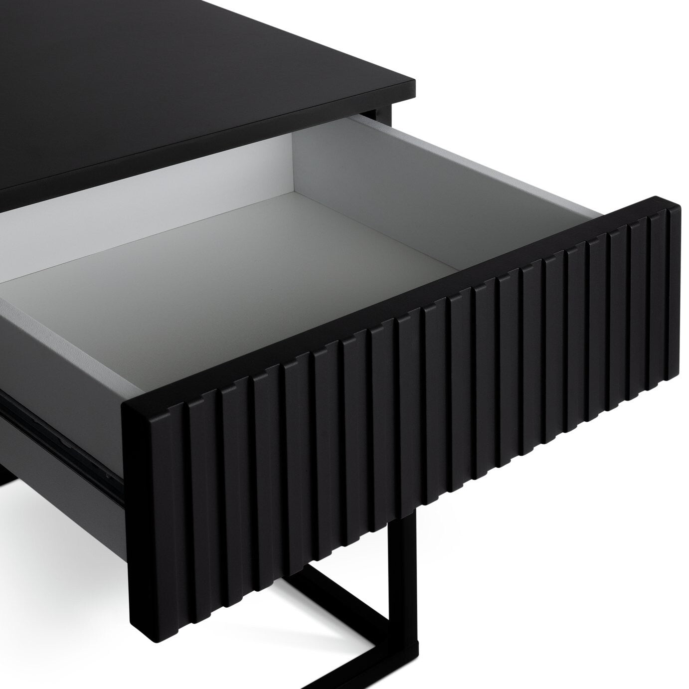 Habitat Digby 1 Drawer Bedside Table - Anthracite ( B Grade 27156 )
