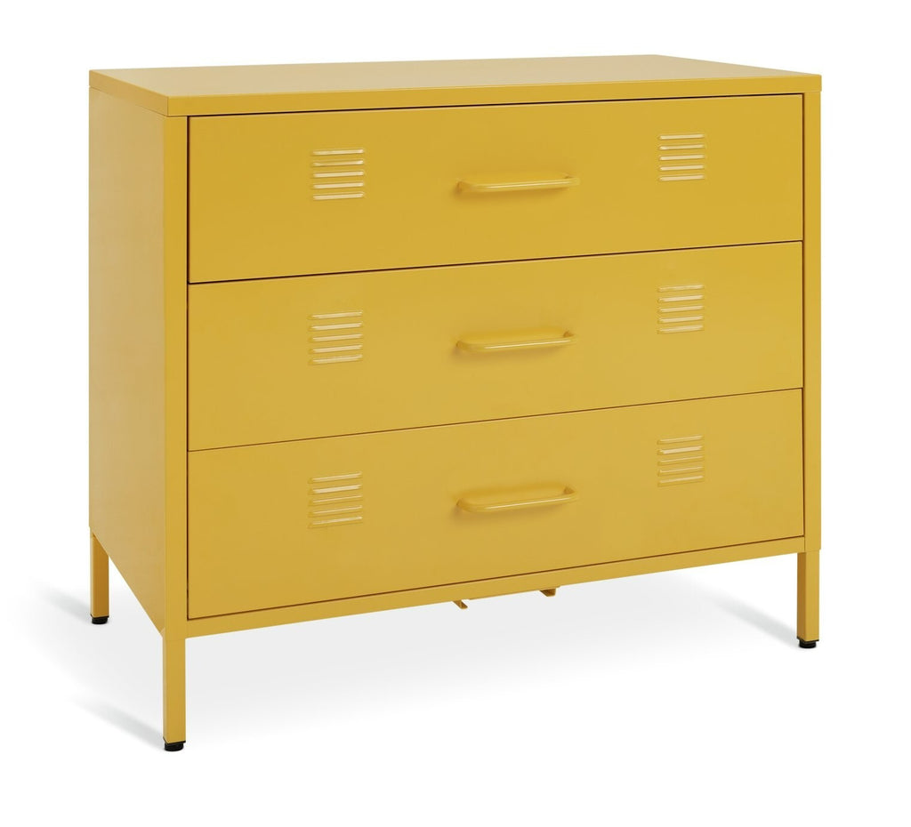 Habitat Stevie 3 Drawer Chest - Mustard ( B Grade 33826 )