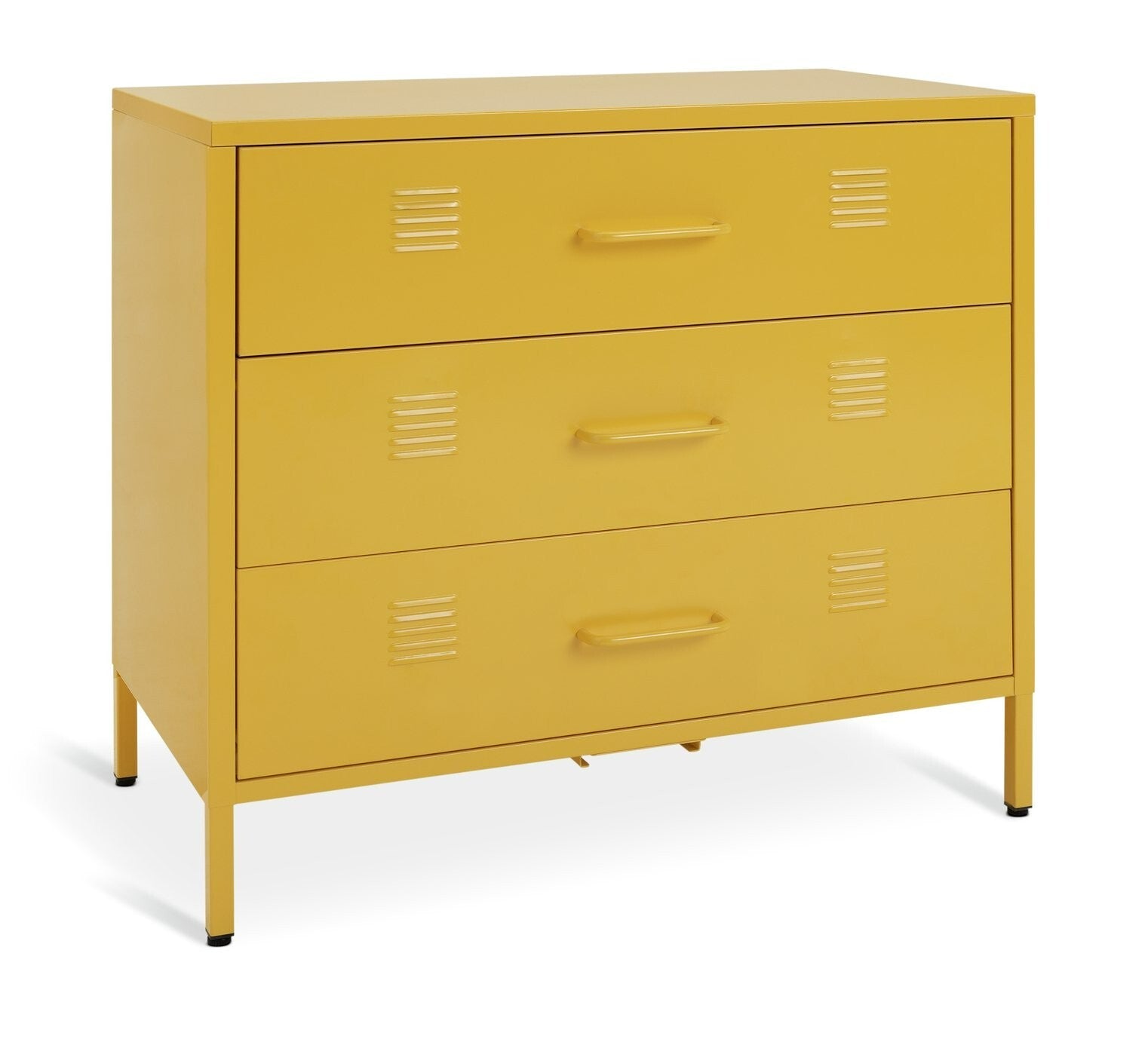 Habitat Stevie 3 Drawer Chest - Mustard ( B Grade 33826 )