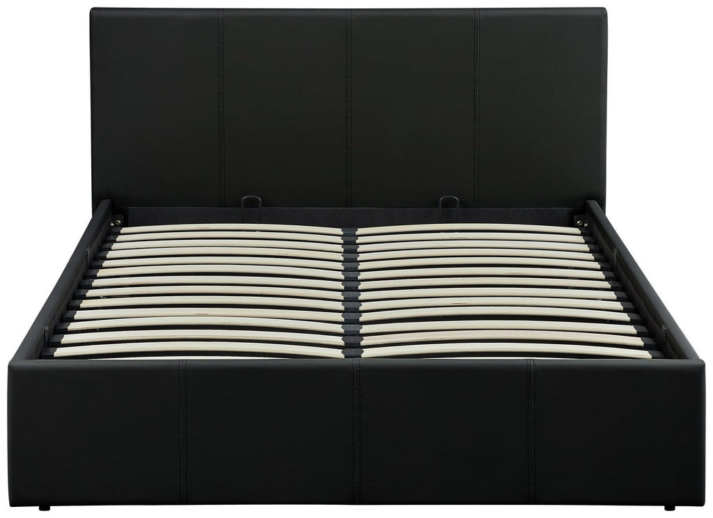 Home Lavendon Kingsize End Open Ottoman Bedframe-Black