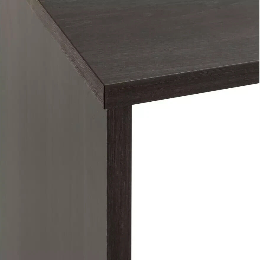 Habitat Jenson 1 Drawer Office Desk Black Brown | Home Office Desk Workstation