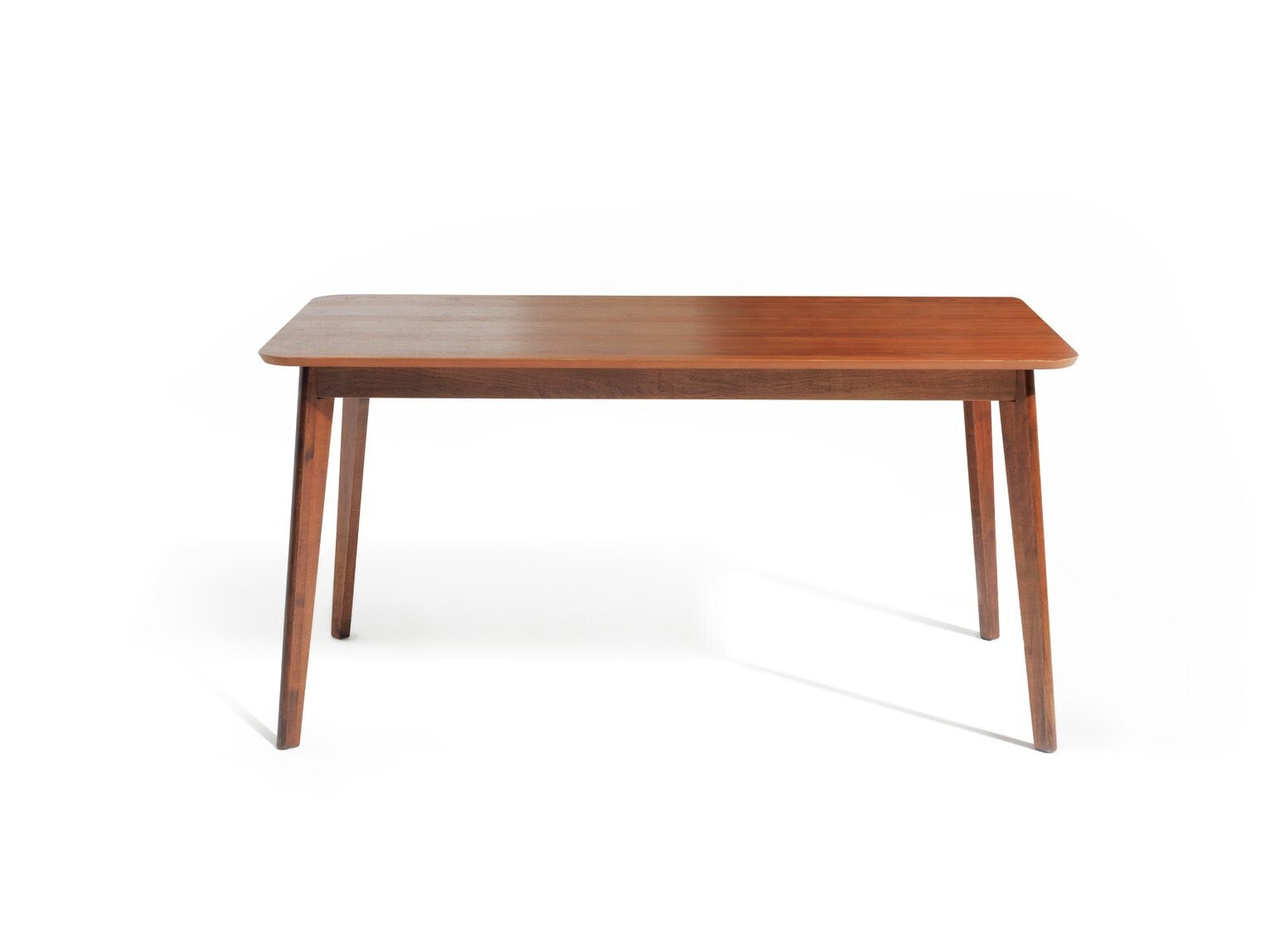 Skandi Walnut Veneer 6 Seater Dining Table ( B Grade  52801 )