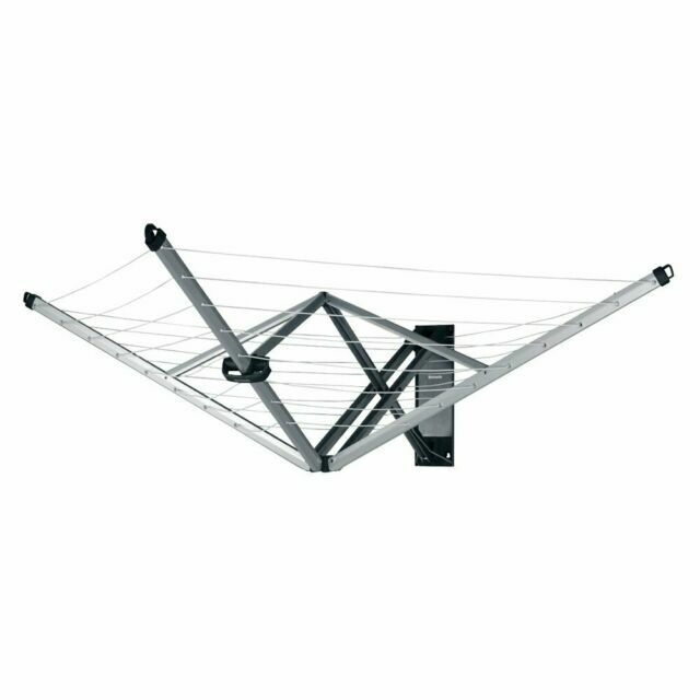 Brabantia Wall Fix 24m Clothes Airer with Protection