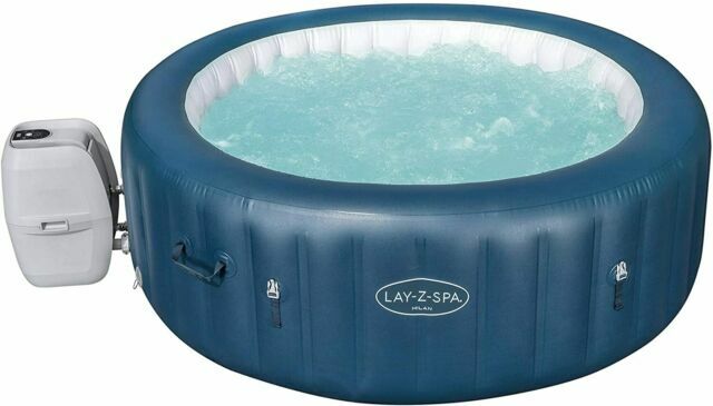 Lay-Z-Spa Milan 6 Person Smart Hot Tub | Inflatable Jacuzzi